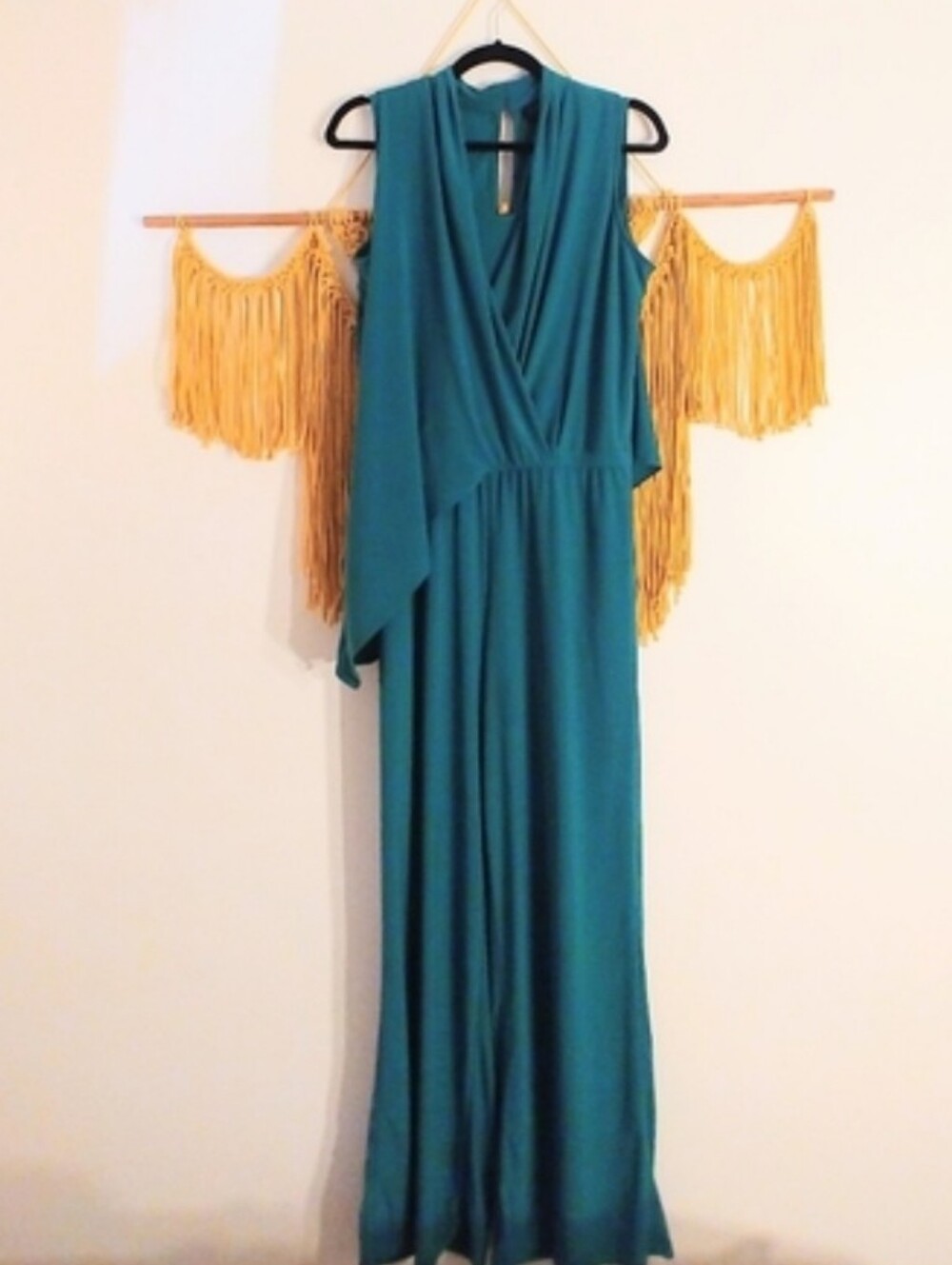 Gorgeous IMAN Teal Sleeveless Jumpsuit